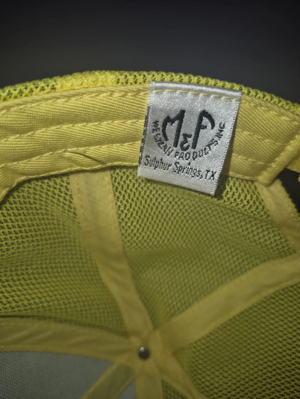 Justin Boots Kids Green & Yellow Trucker Cap